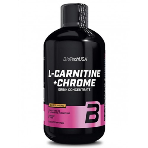BIOTECH USA - LIQUID L-CARNITINE + CHROME - 500 ml